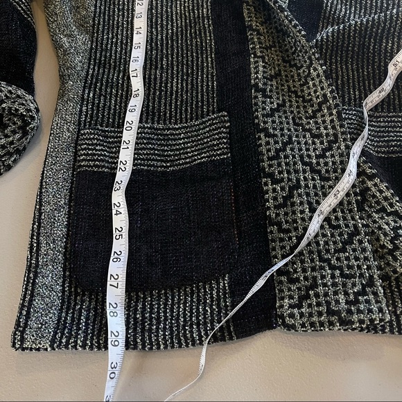 Lynn Yarrington Artist Fiber Handwoven Chenille Open Front Jacket Cardigan Sz Sm - Picture 7 of 11